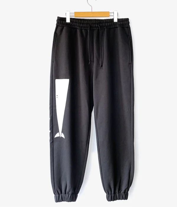 Custom Pants For Holidays-DESCENDANT/CACHALOT SWEAT TROUSERS (BLACK)