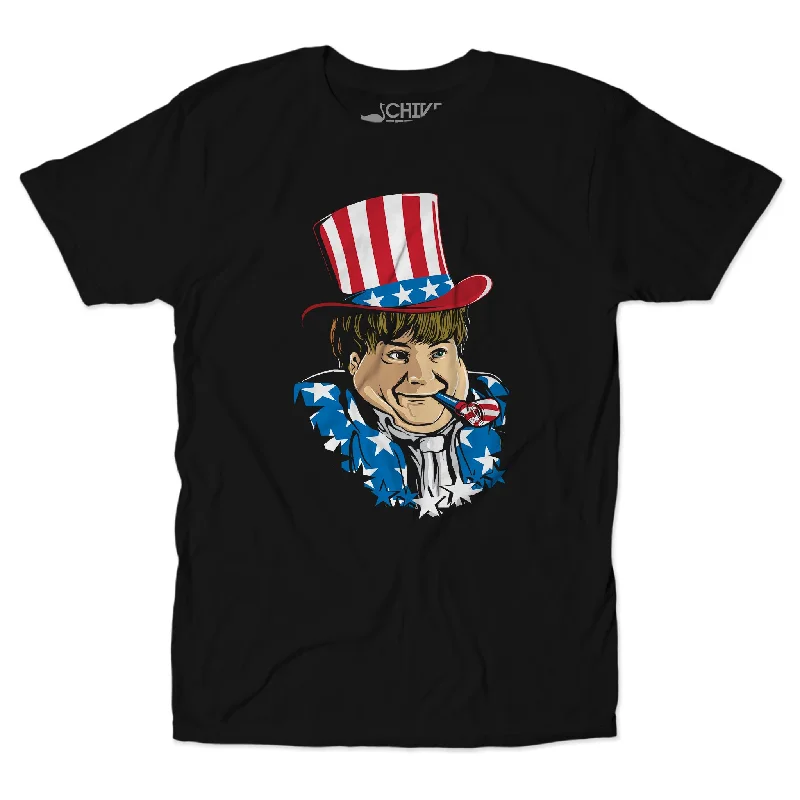 Custom T-Shirt With Iconic Designs-Fourth Of July Farley Unisex Tee