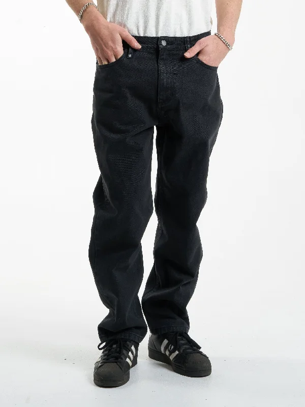 Personalized Pants For Gym And Fitness-Slacker Denim Jean - Dusk Black