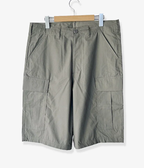 Custom Pants For Relaxed Fit-DESCENDANT/BUCKET CARGO SHORTS  (GRAY)