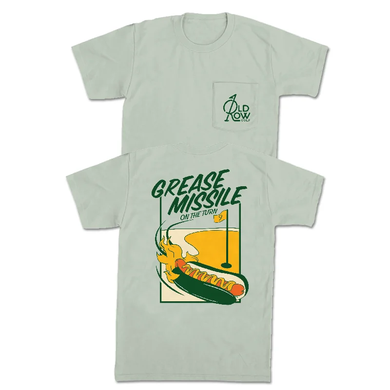 Custom T-Shirt For Birthdays-The Grease Missile Pocket Tee