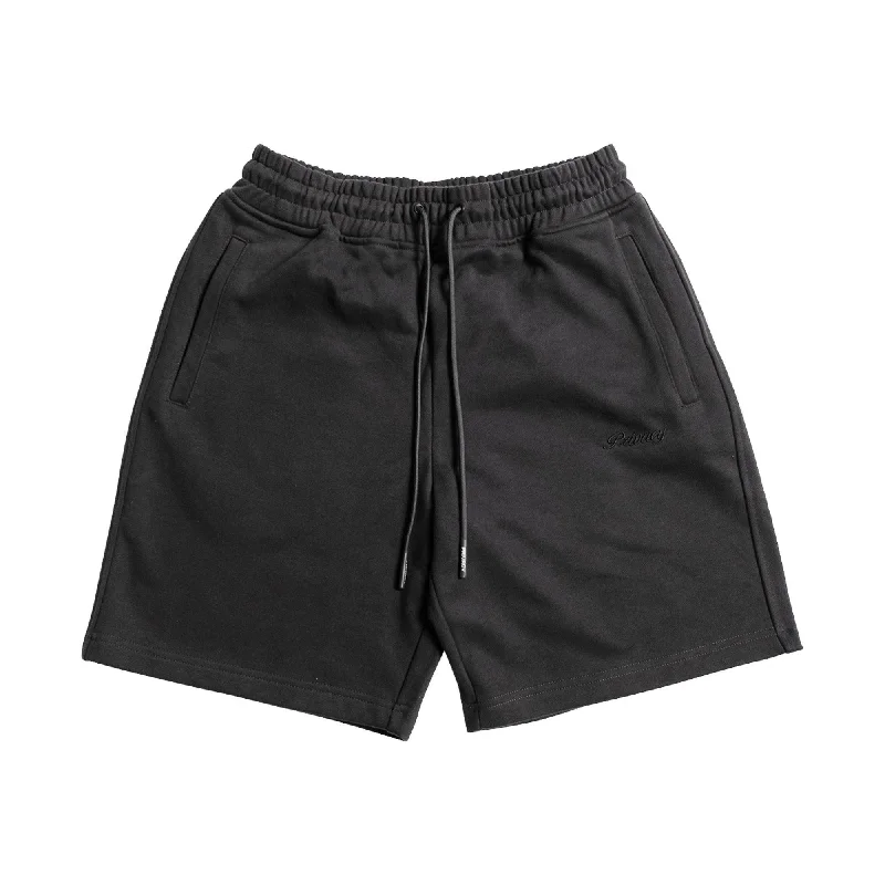 Comfortable Custom Shorts For Relaxation-Luxury Sweatshorts - Charcoal