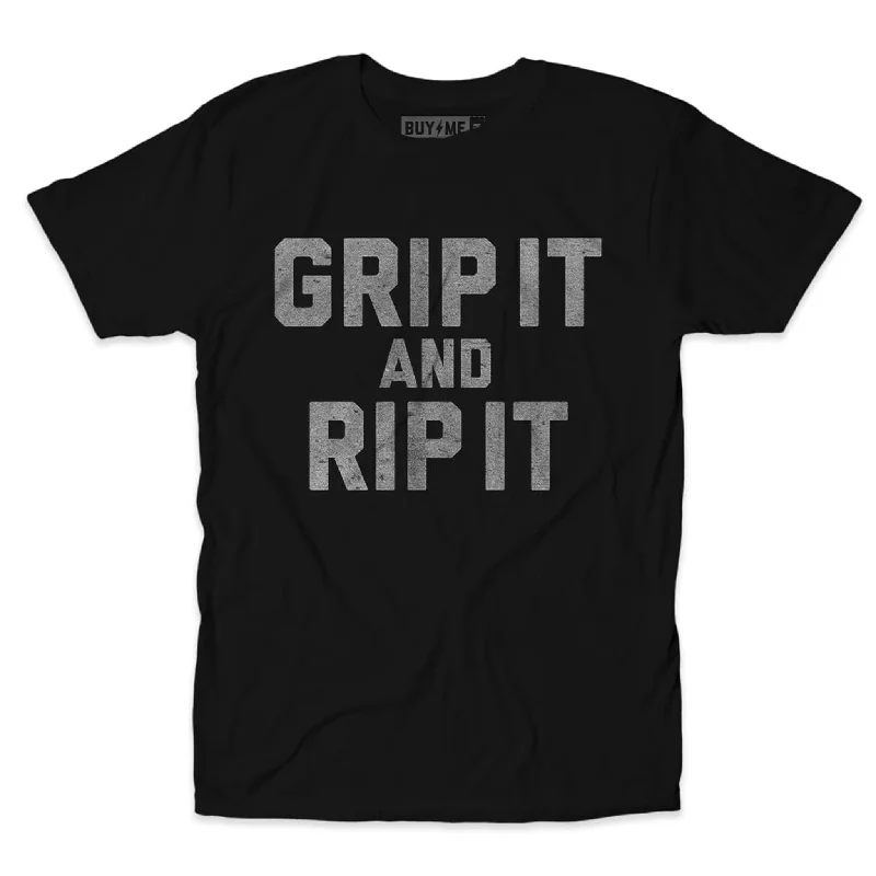 T-Shirt With Personalized Image-Grip & Rip Tee