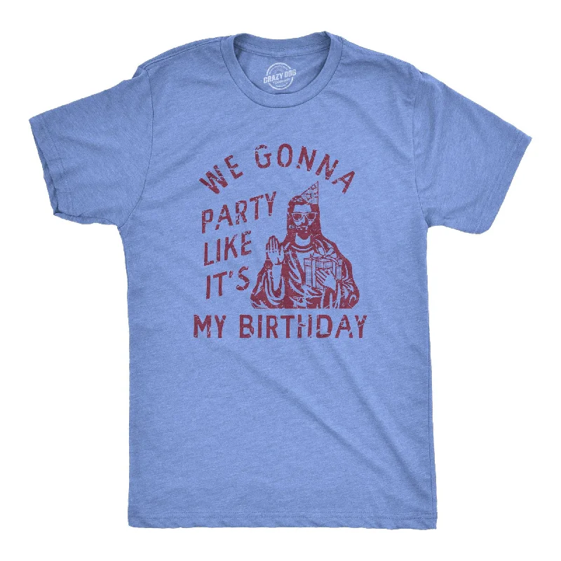 Personalized T-Shirt For Travel Groups-We Gonna Party Like Its My Birthday Men's T Shirt