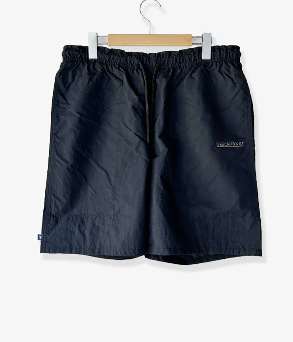 Personalized Pants For Team Outings-DESCENDANT/DBS BEACH SHORTS (BLACK)