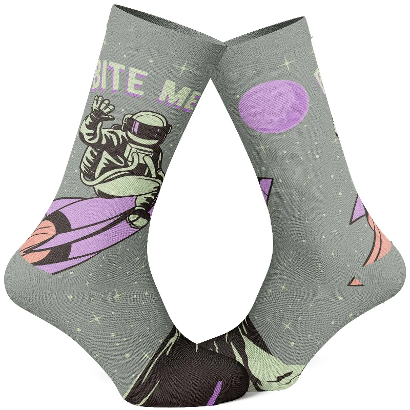 Personalized Socks For Matching Sets-Men's Bite Me Socks