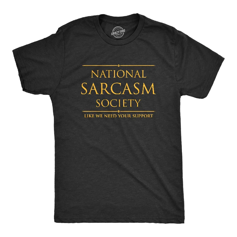 Personalized T-Shirt For Family Vacations-National Sarcasm Society Men's T Shirt