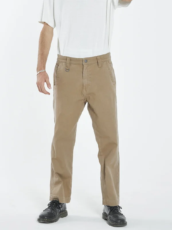 Personalized Pants For Fitness Apparel-Thrills Union Work Chino Pant - Sand