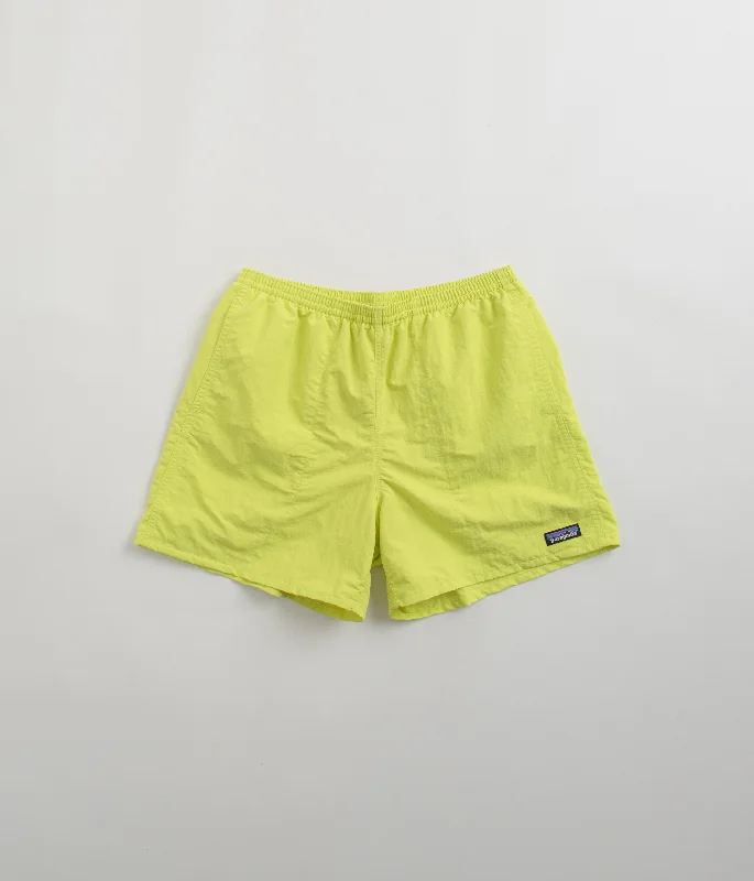 Custom Shorts For Fashionable Beach Wear-Patagonia Baggies 5" Shorts - Phosphorus Green