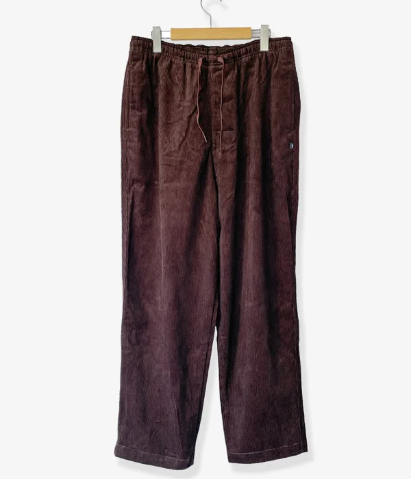 Personalized Pants For Back-to-School-DESCENDANT/SHORE CORDUROY BEACH TROUSERS (BROWN)