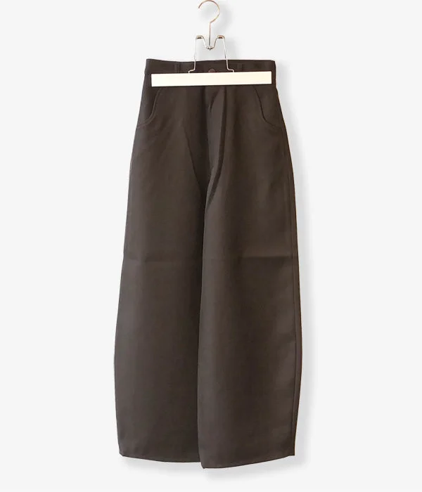 Personalized Wide Leg Pants-PHEENY/HARD KERSEY HIGH WAIST BALLOON PANTS(BROWN)