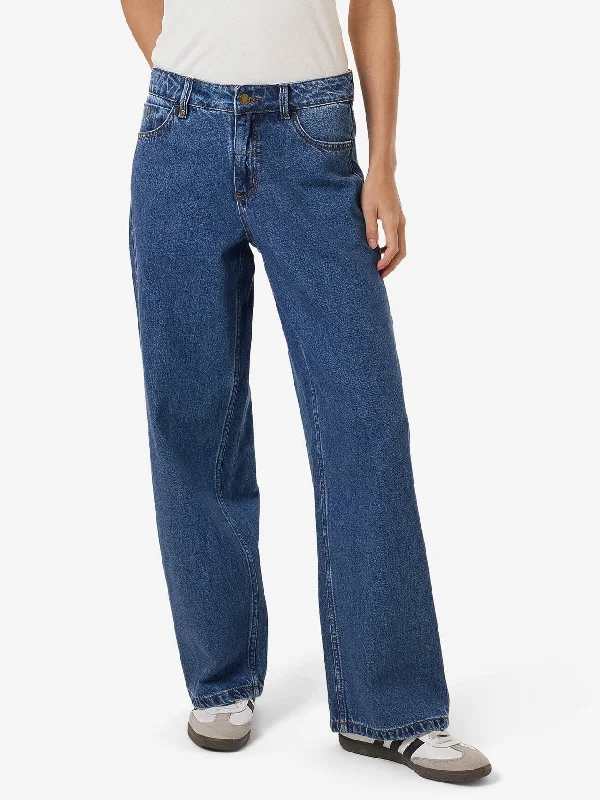 Personalized Pants For Birthdays-Billie Low Jean - Double Rinsed Blues