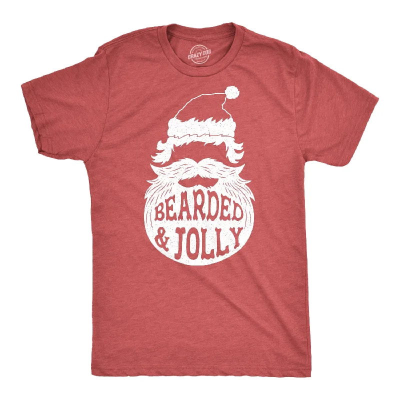 Personalized T-Shirt For Events & Holidays-Bearded And Jolly Men's T Shirt