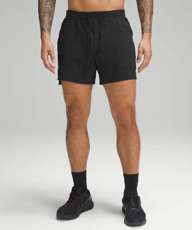 Personalized Shorts For Special Occasions-LULULEMON BLK LICENSE TO TRAIN SHORT 5