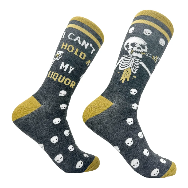 Personalized Socks For Running Gear-Men's I Cant Hold My Liquor Socks