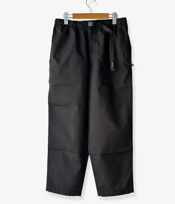 Custom Pants For Casual Outings-DESCENDANT/CLASP OXFORD TROUSERS (BLACK)