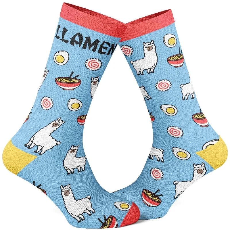 Custom Socks For Fall Fashion-Women's Llamen Socks