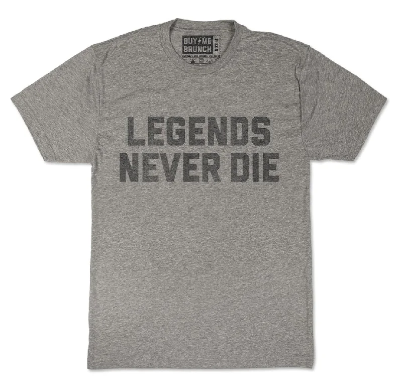 T-Shirt With Your Custom Illustration-Legends Never Die Tee