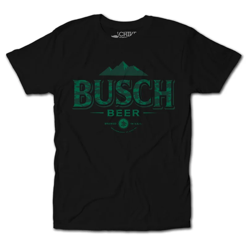 Custom T-Shirt For Hiking Groups-Busch Camo Tee