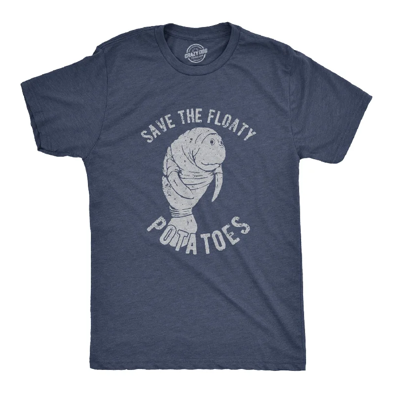 Custom T-Shirt For Family Gifts-Save The Floaty Potatoes Men's T Shirt