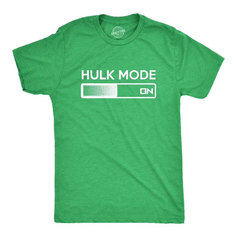 Custom T-Shirt With Unique Designs-Hulk Mode On Men's T Shirt