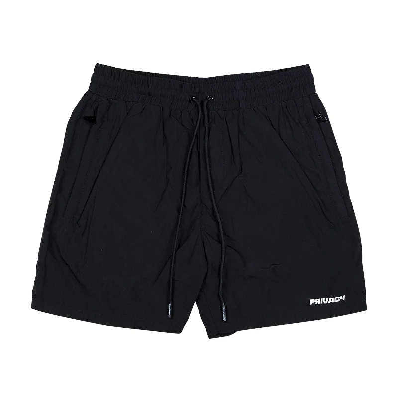 Custom Sports Shorts For Men-Luxury Swim Shorts - Black