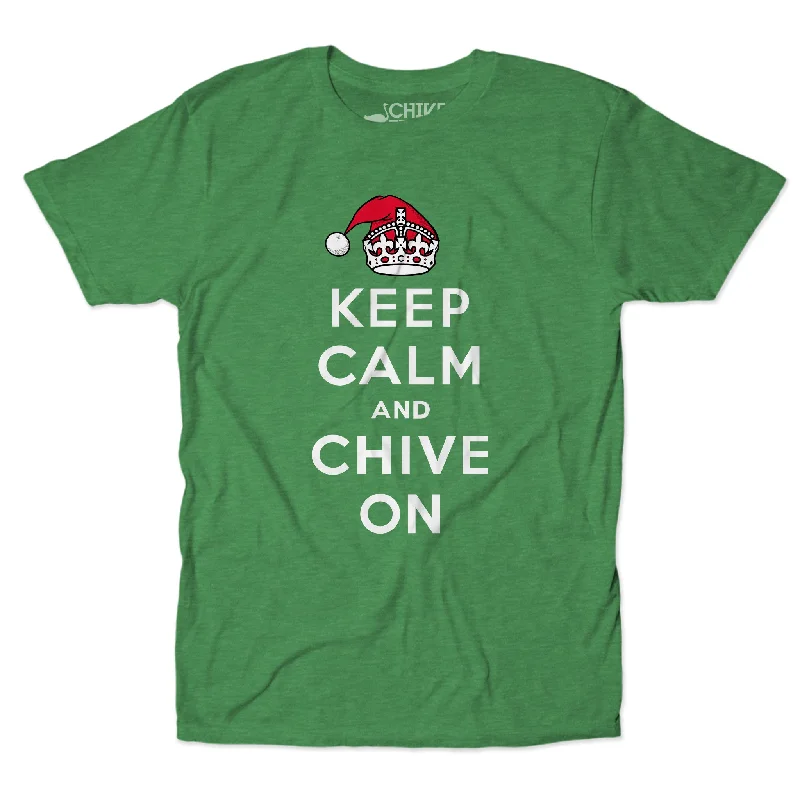 Custom T-Shirt For Theme Parties-Keep Calm Christmas Edition Unisex Tee