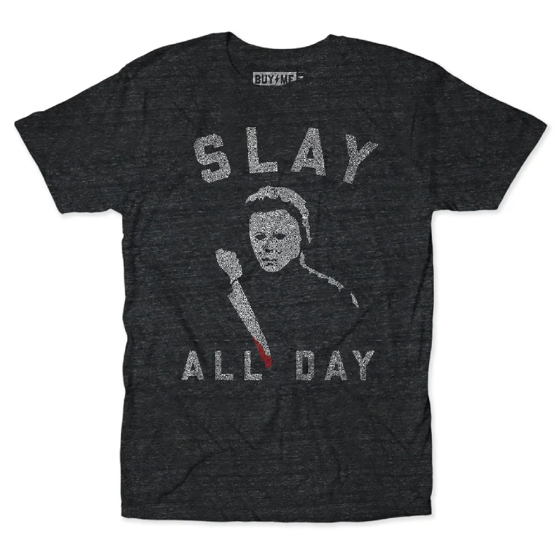 Custom T-Shirt For Couples Matching-Slay All Day Tee