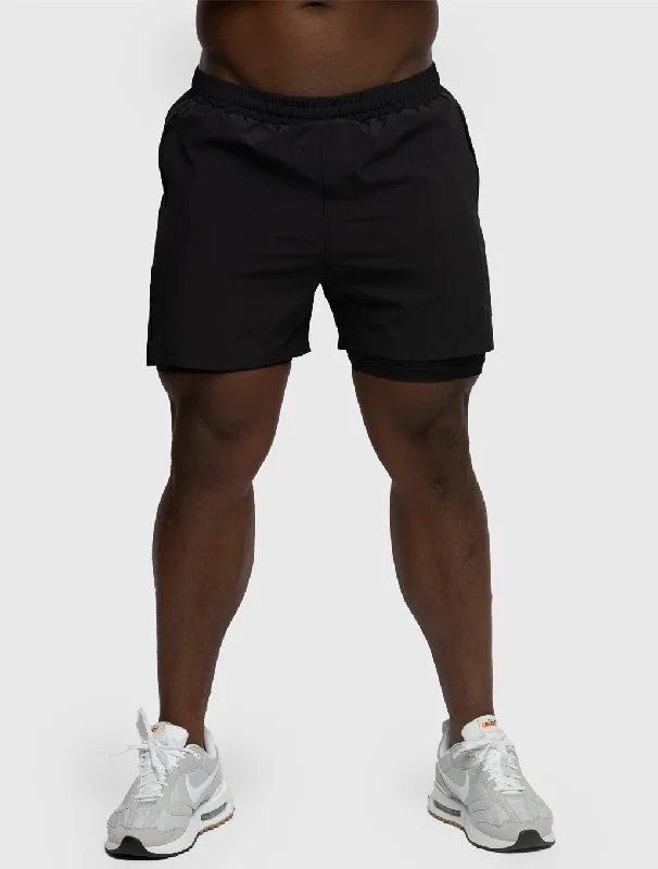 Personalized Workout Shorts For Women-BARRY'S BLACK CORE 4IN LINED SPRINTER SHORT