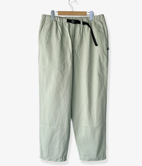 Personalized Pants For Outdoor Adventures-DESCENDANT/CLASP TWILL TROUSERS (GREEN)