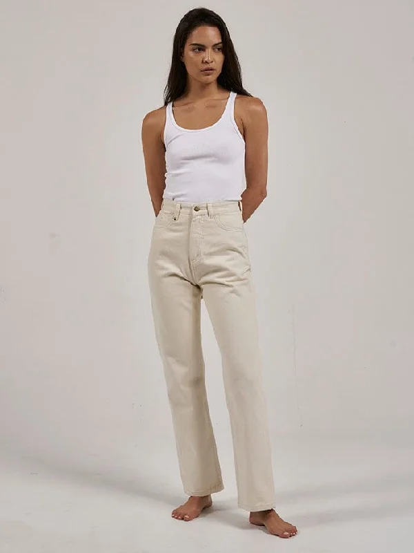 Custom Pants For Family Outings-Pulp Jean - Heritage White