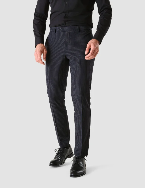 Custom Pants For Professional Workwear-Essential Suit Pants Regular Stanford Stripes