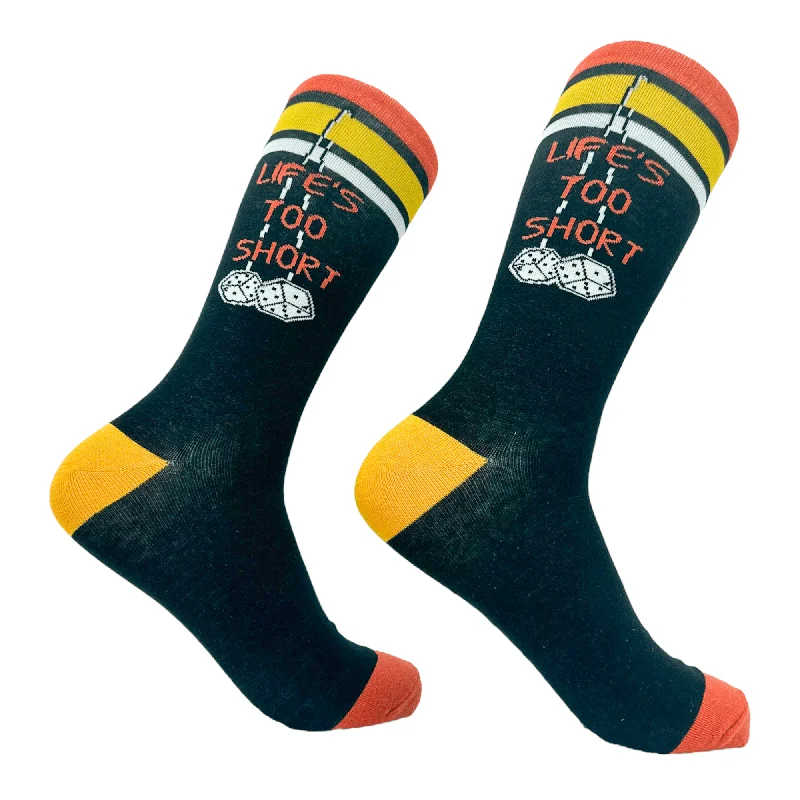 Personalized Socks For Sports Fans-Men's Lifes Too Short To Drive Boring Cars Socks