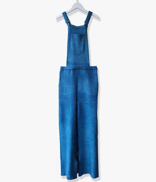 Personalized Pants For Fashionable Wear-TAN/MOLE RIB OVERALLS(BLUE)