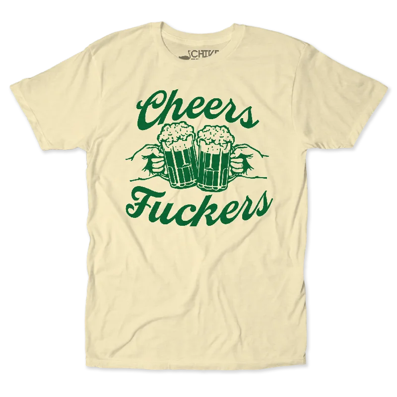 Personalized T-Shirt For Local Business Promotions-Cheers F*ckers Unisex Tee