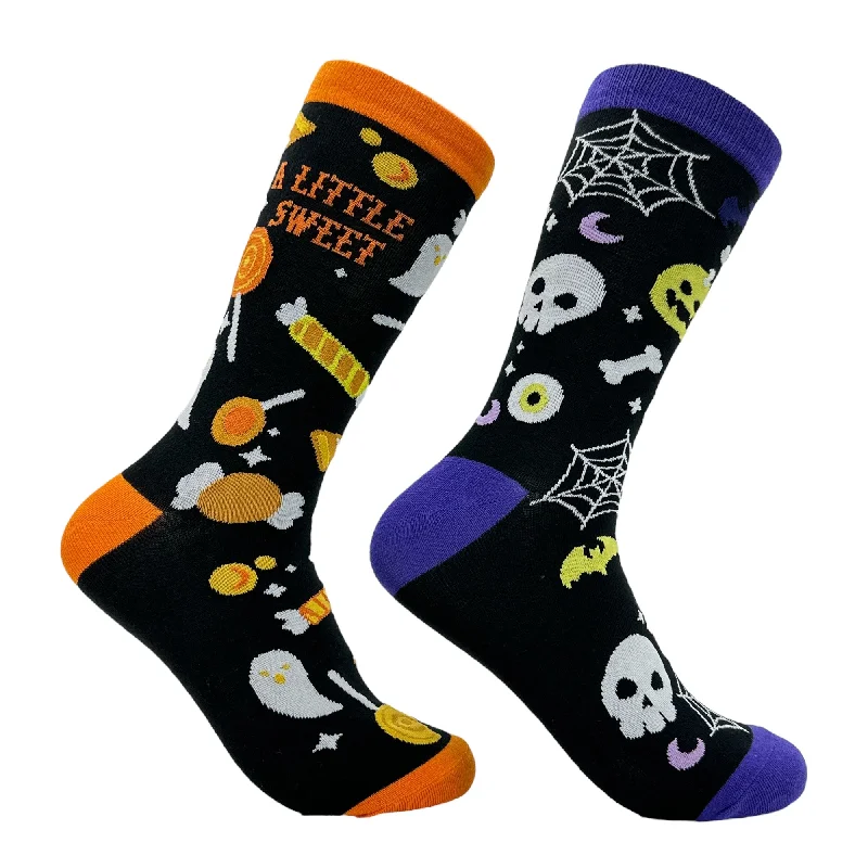 Custom Socks For Special Days-Women's A Little Spooky A Little Sweet Socks