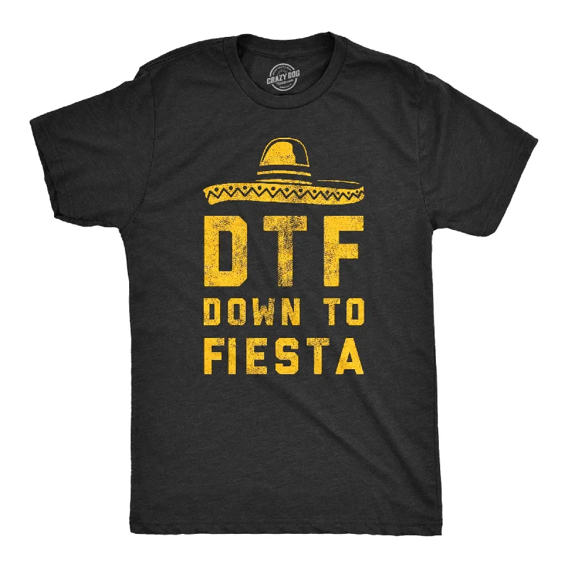 Funny Custom T-Shirt For Special Events-DTF Down To Fiesta Men's T Shirt