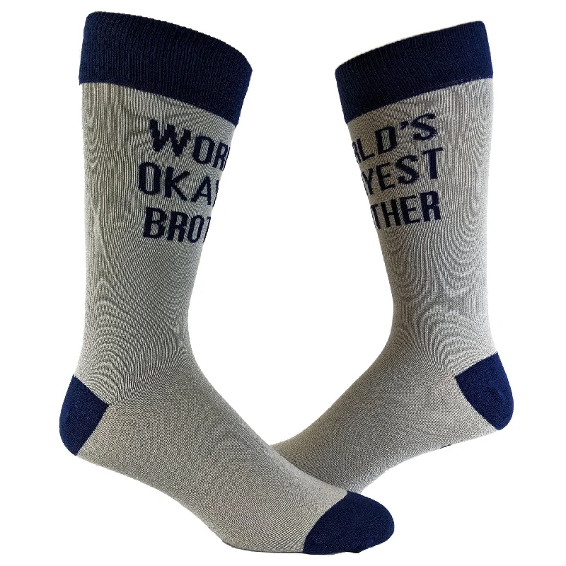 Personalized Socks For Group Outfits-Youth Brother Socks Funny Cool Sibling Bro Graphic Novelty Footwear For Kids