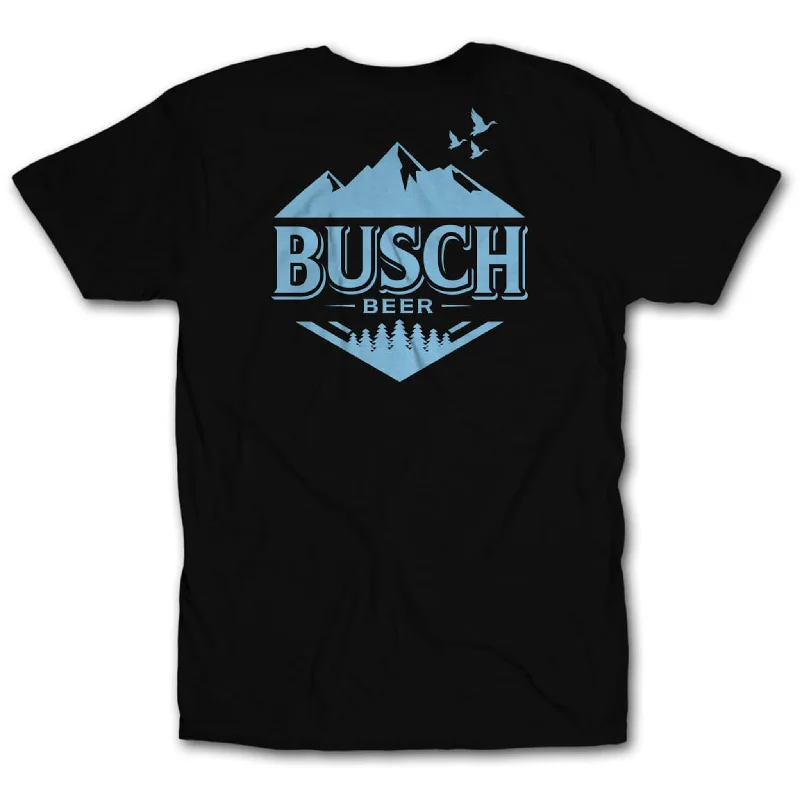 Personalized T-Shirt With Custom Prints-Busch Glacier Mountain Tee