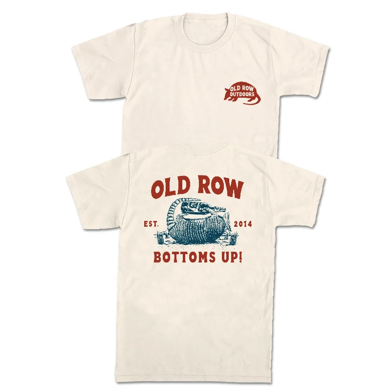 Custom T-Shirt For Popular Events-Bottoms Up Armadillo Tee