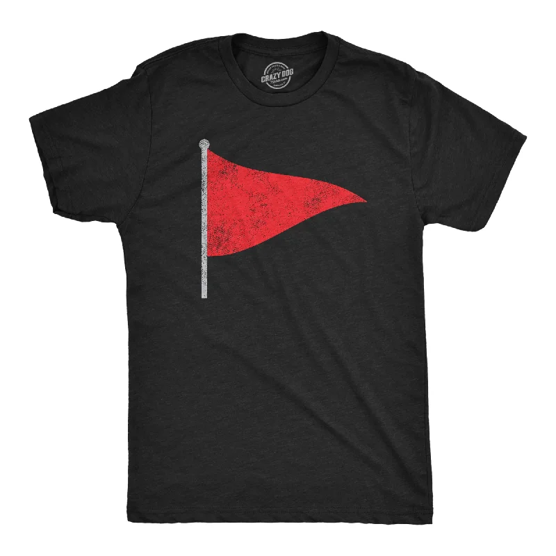 Personalized T-Shirt For Men’s Fashion-Red Flag Men's T Shirt