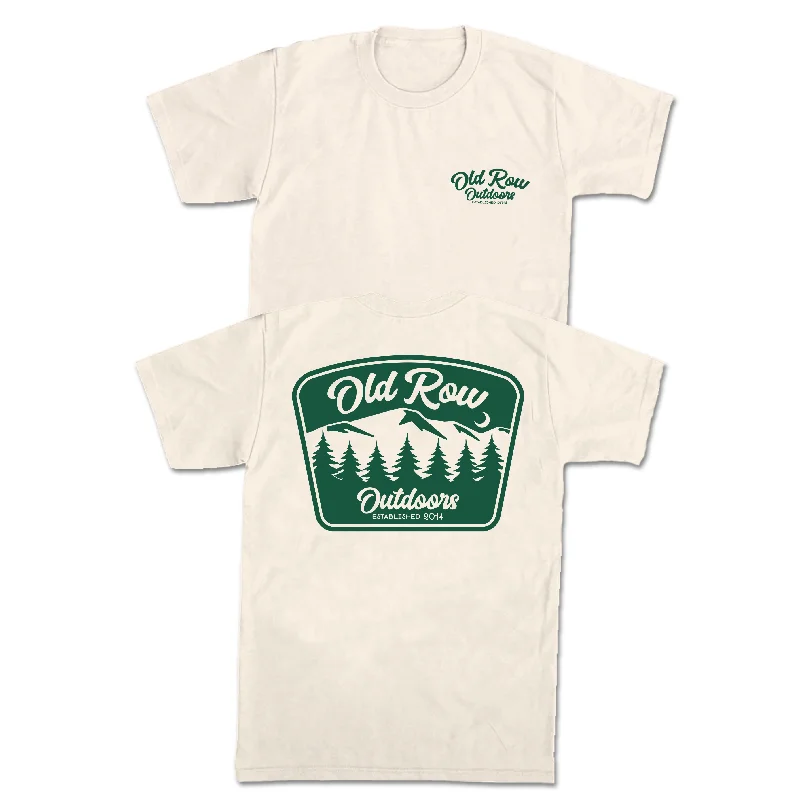 Custom T-Shirt For Pet Lovers’ Groups-Old Row Outdoors Park Sign Tee