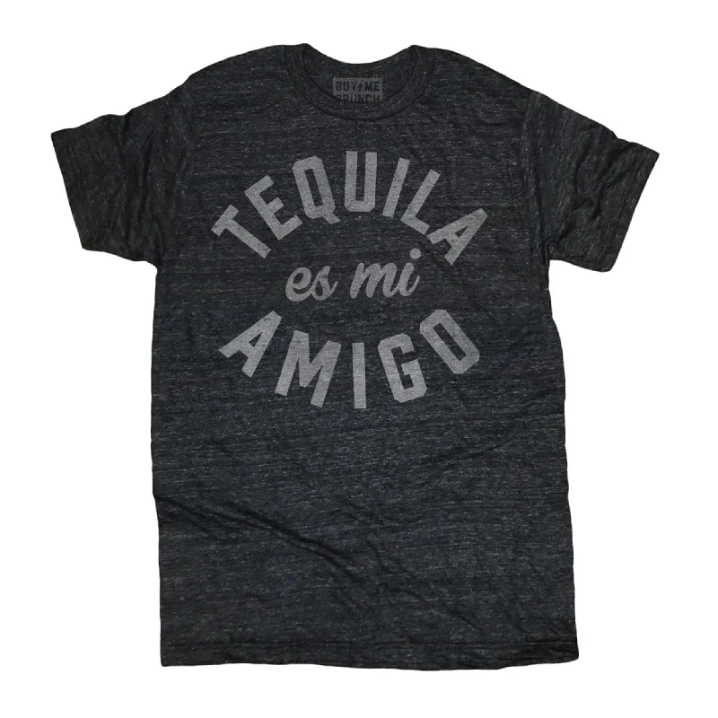 Custom T-Shirt For Theme Parties-Tequila es mi Amigo Tee