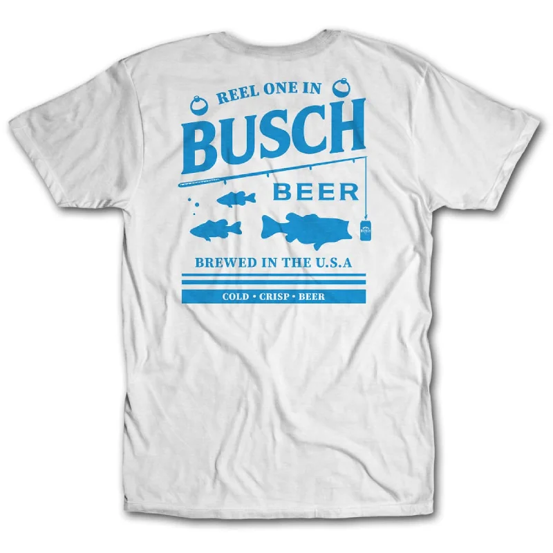 Personalized T-Shirt With Funny Sayings-Reel One In Busch Tee