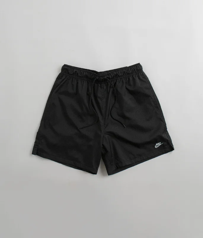 Personalized Shorts For Comfortable Workouts-Nike Club Woven Flow Shorts - Black / White