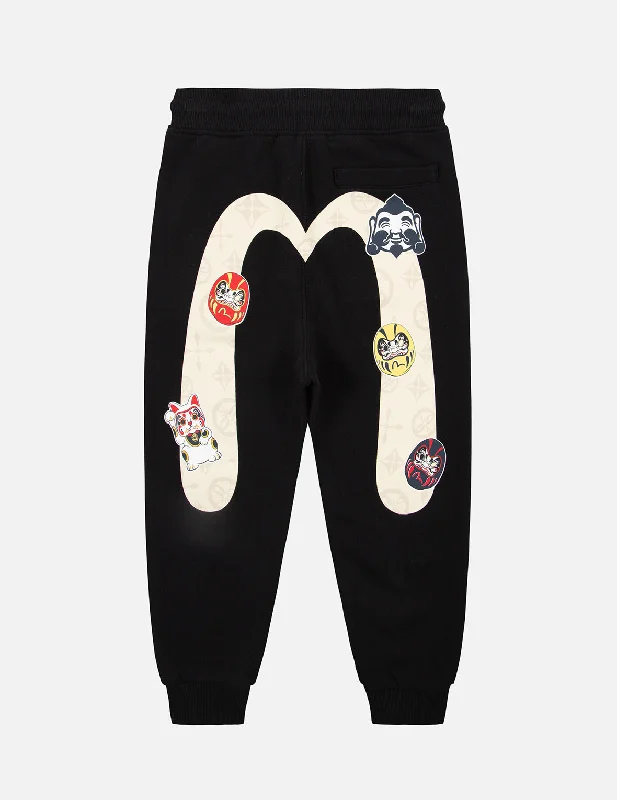 Personalized Pants For Gym And Fitness-Daruma Buddies Daicock Print Sweatpants