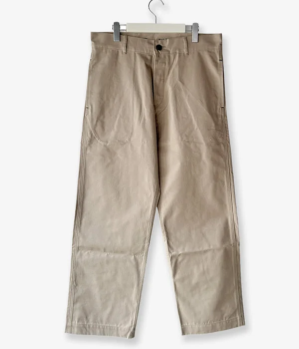 Custom Pants For Travel Essentials-DESCENDANT/WORK TROUSERS UNSAIORI raregem (BEIGE)