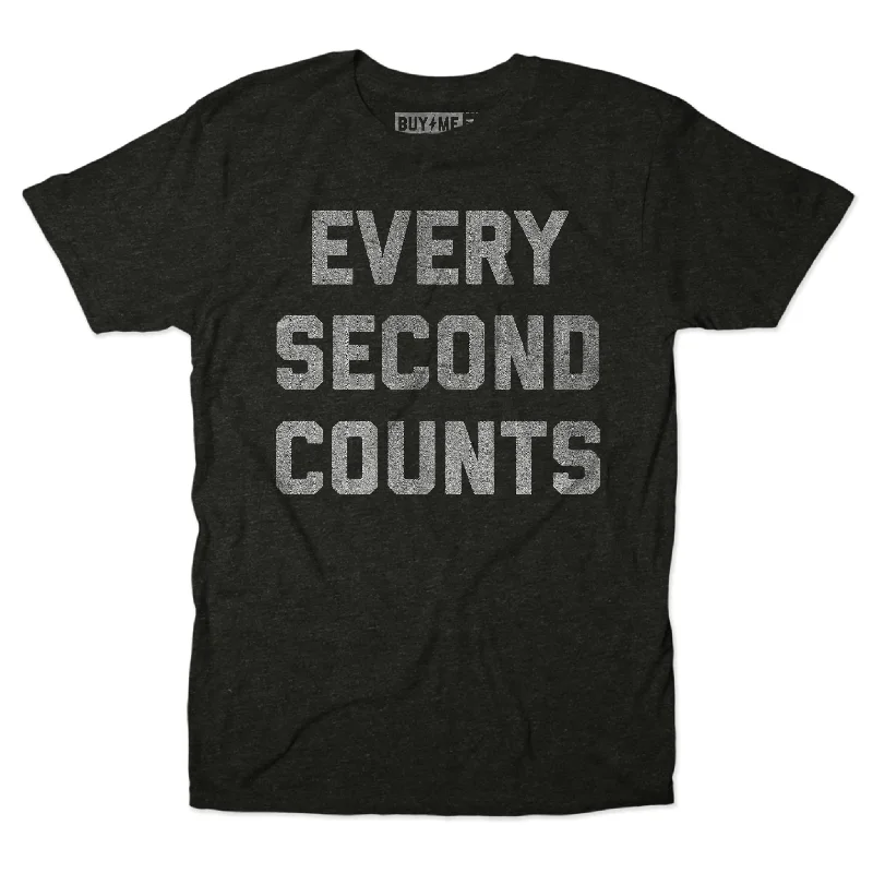 Custom T-Shirt For Father’s Day Gifts-Every Second Counts V2 Tee