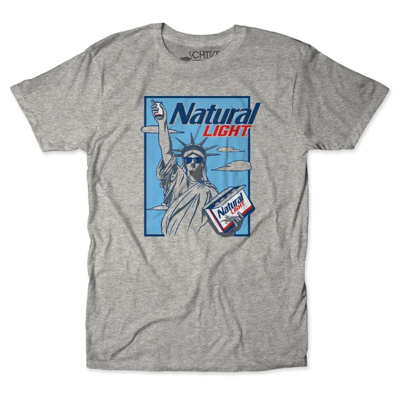 Custom T-Shirt With Name-Natty Liberty Statue Tee