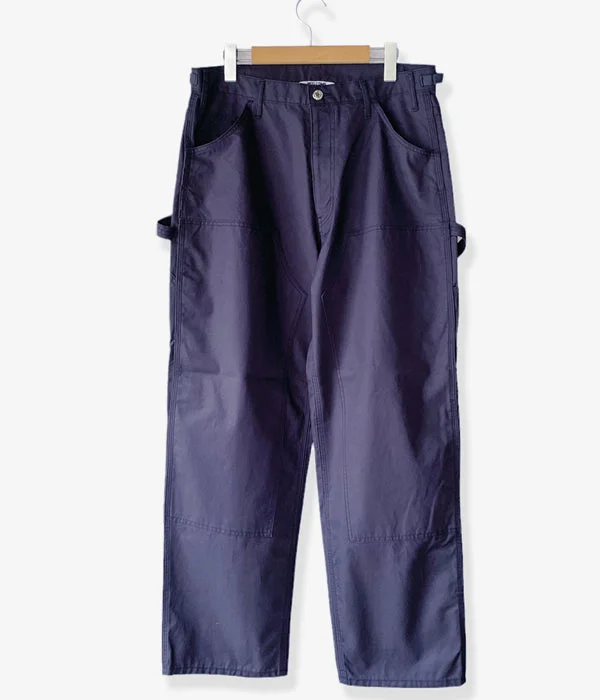 Custom Pants For Running-WELCOME-RAIN/COTTON TWILL PAINTER PT (NAVY)